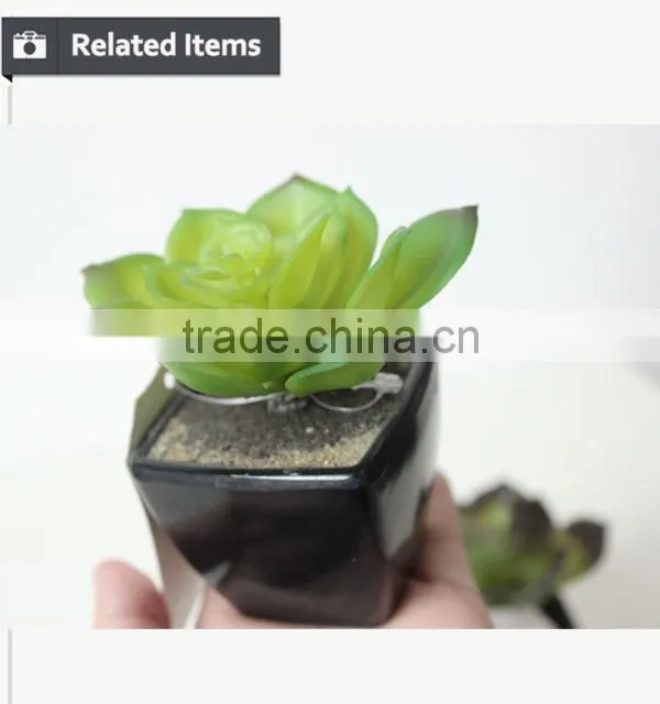 Wholesale potted succulent wedding decor mini succulent artificial lavender