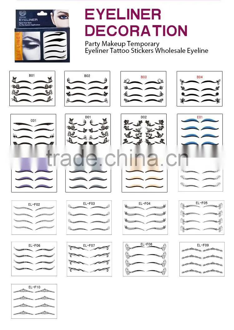 Zhejiang Jinhua 2015 Joyme Fashionable Make Up Eyeliner Sticker