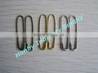 Traditional coilless U shaped safety pin for jewelry design
