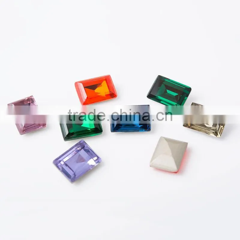 Wholesale high quality china yiwu white opal fancy faceted crystal for jewelry part