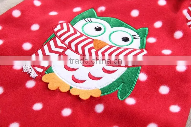 Christmas boutique hot sale penguin applique girl gift outfit