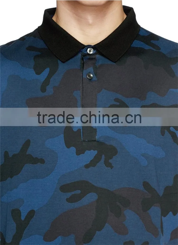 Wholesale army polo colorful camo polo shirt polo shirts made in china