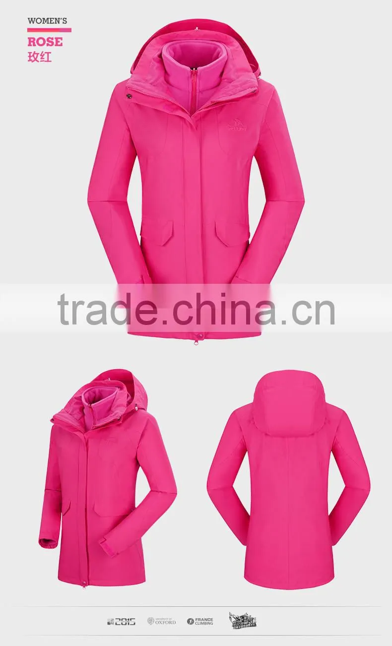 2017 PELLIOT Waterproof Windbreaker BomberJacket Women