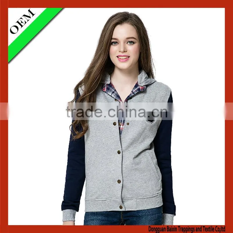 OEM High quality fashion men Hoodie/ women fashion jacket/ women coat