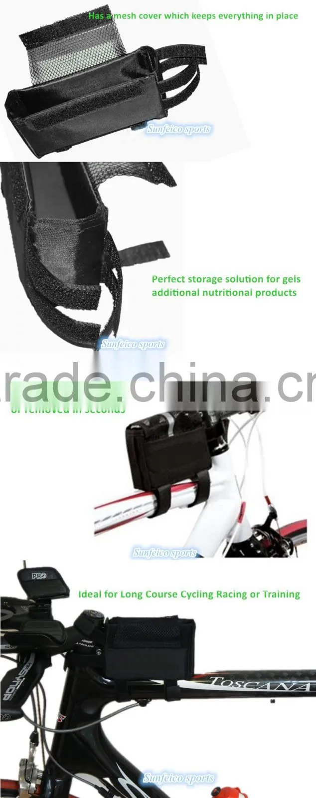 Cycling Bike Bicycle Waterproof Frame Pannier Tube Bag Case - Bike Pannie Tube Bag - Rainproof Bicycle Box - Sports Cycling Tube