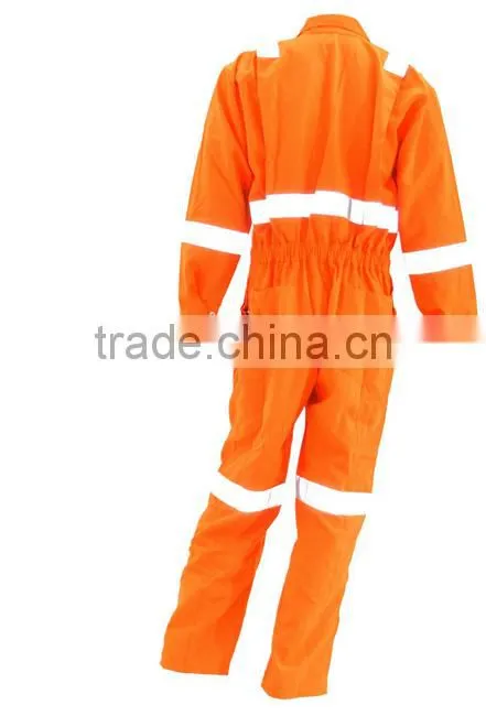 3M reflective strip customized safety workwear hi-vis coveralls