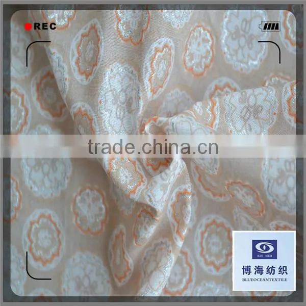 metallic printed wholesale minky dot fabric