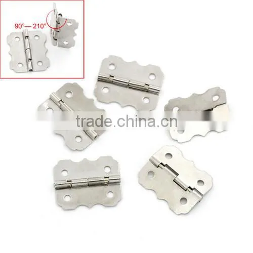 Factory Wholesale Silver Tone 4 Holes Door Butt Hinges