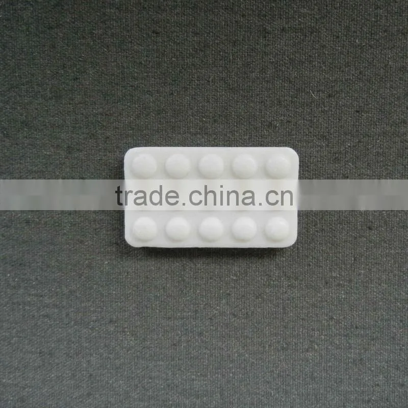 plastic bag wrapped soap