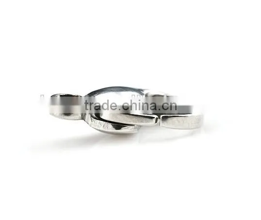 316L Stainless Steel Lobster Claw Clasp, DIY Chain Jewelry Findings Accessories