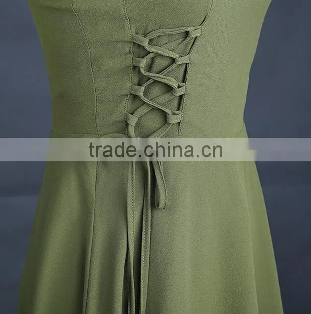 Latest fashion women dress girls dress names with pictures green chiffon dress