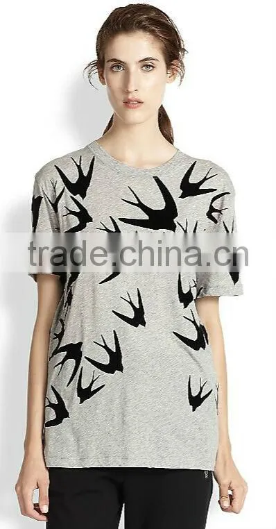 100% Cotton Graphic Print Boyfriend Tee