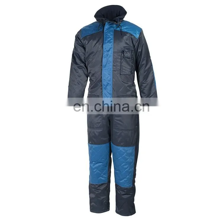 Winter cold room 3m reflective freezer workwear suit coverall in cold storage clothing wear