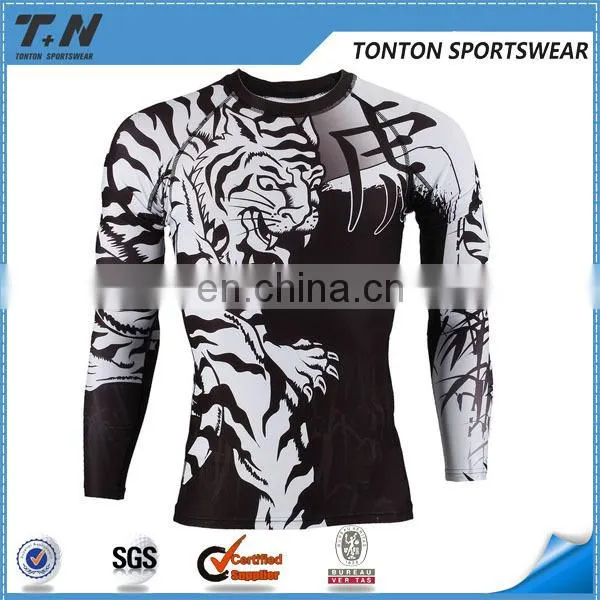 printing design your own long sleeve rash guard