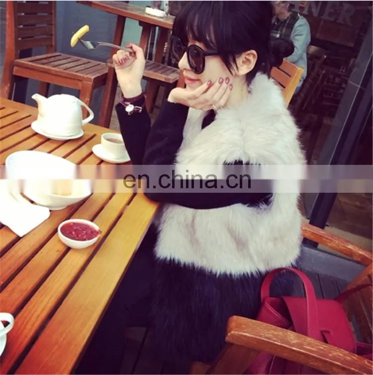 2016 Winter Top Sell Women's Gilet Fashion Luxurious Real Fur Vest