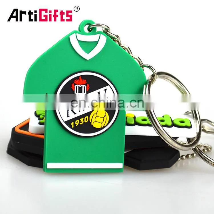 2017 Wholesale cheap custom pvc keyring