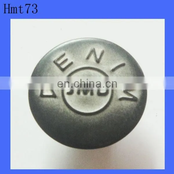 metal buttons for jeans colored button