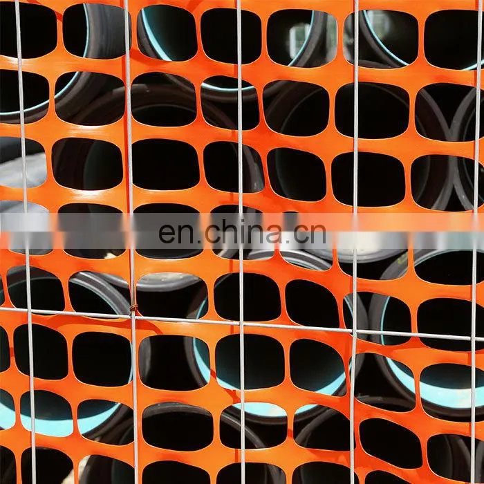 Plastic warning barrier fence orange scaffold safety mesh net