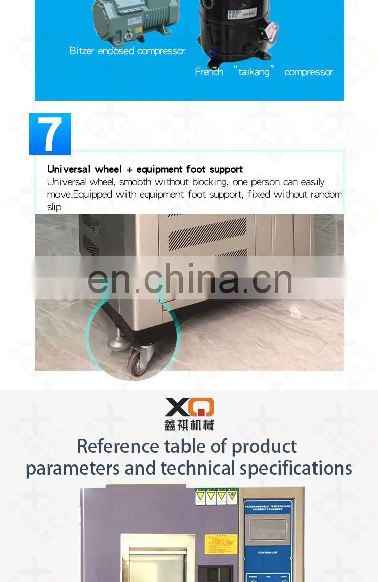 Testing equipment factory price temperature and humidity test box