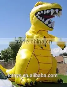 inflatable huge yellow dragon