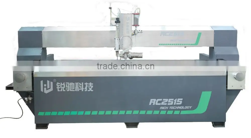 EU CE standard CNC high accuracy Water jet glass cutting Machine