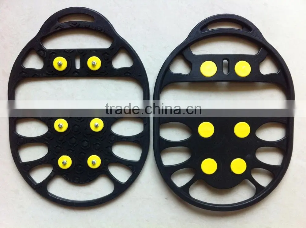 Anti-slip rubber snow and ice cleats