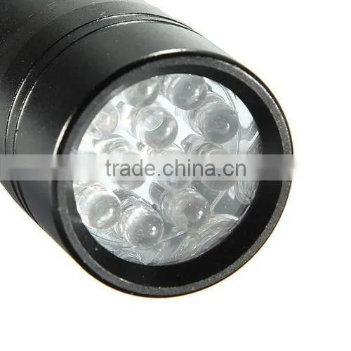 395nm 12 LED UV Flashlight,12 UV ULTRA FLASHLIGHT