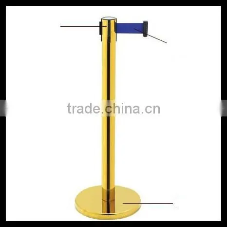 Stainless Steel crowd management-QueueWay Post