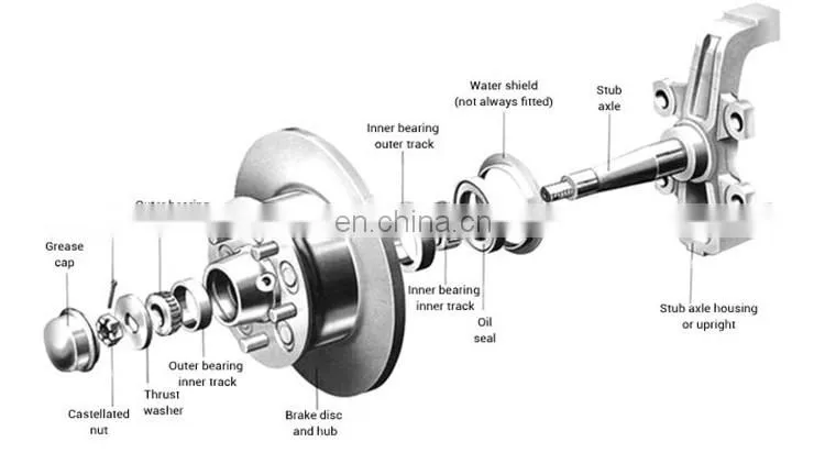 Wheel Hub Bearing Automotive Bearing Sizes 35X64X43mm DAC35640043 Front Wheel Bearing for Spare Auto Parts