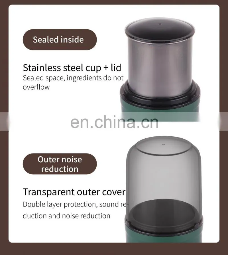 Whosale Mini Portable Grinding Machine for Coffee and Grains