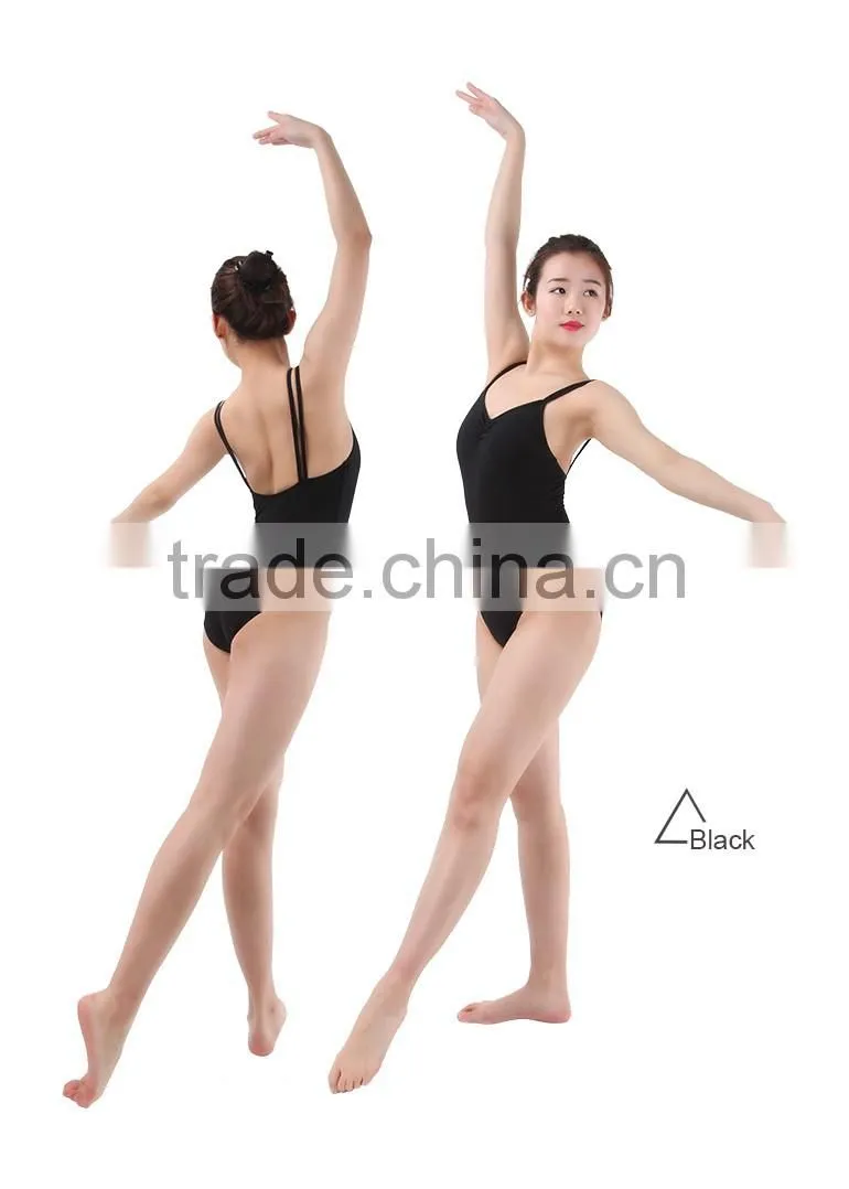 Women Double Straps Camisole Leotard