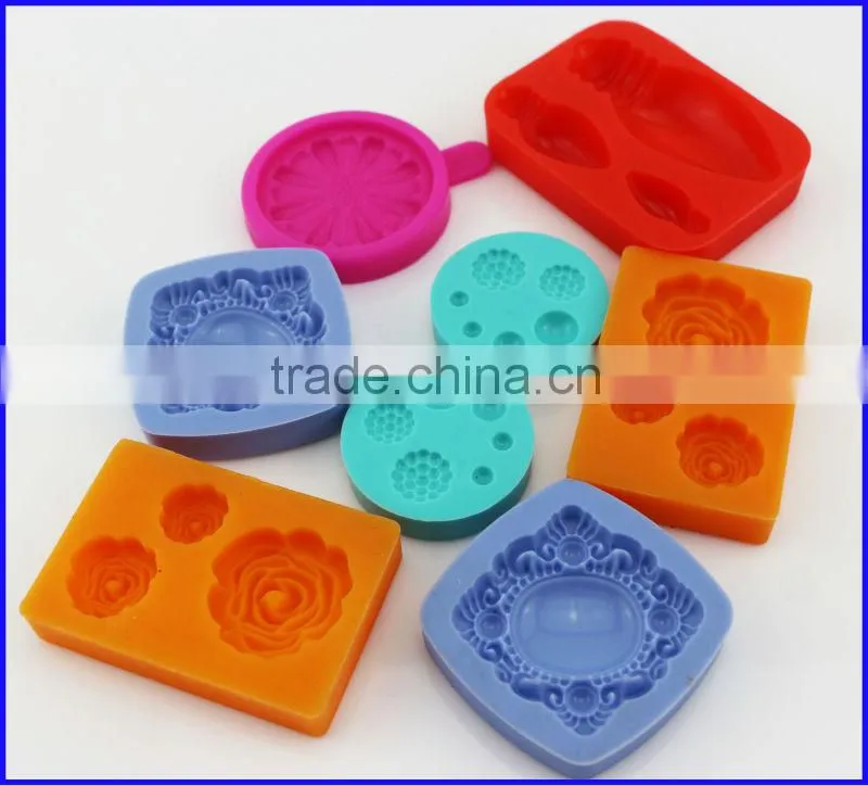 Custom Design Gum Paste Mould Silicone Models Fondant Mold Resin mold