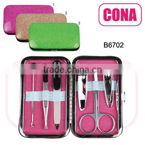 high quality glitter manicure and pedicure set