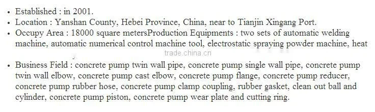 concrete pump Rubber Hose Pump,Hose Pipe