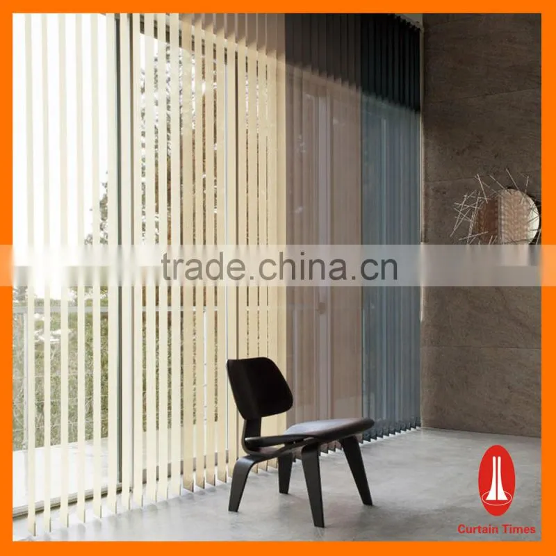 Curtain times Indoor Motorized Vertical Shades Blinds for sunshade
