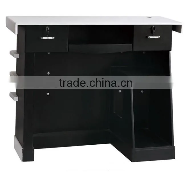 Beauty hair salon equipment wholesale barber supplies salon shop using check out counter payment reception