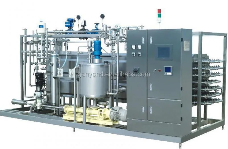 Fully Automatic Control Milk Juice Plate Pasteurizer Milk Pasteurization Machine
