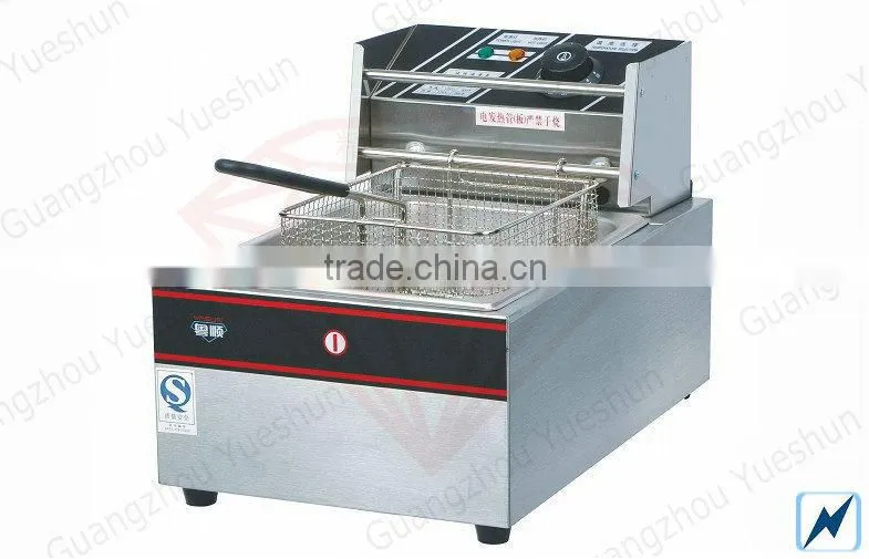 Professional manufacturing commercial desktop chicken and chips fryer