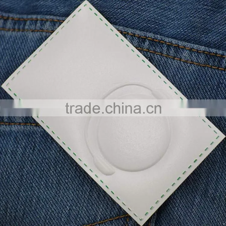 Cheap price custom special discount leather patches series for jeans