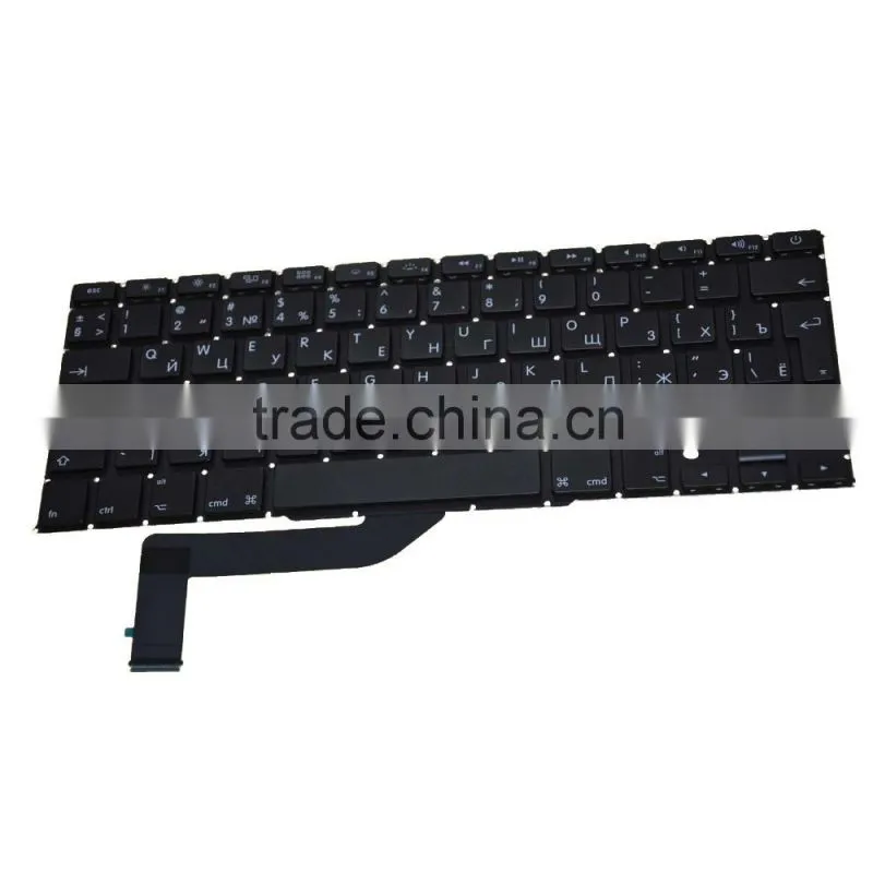 From China Computer New Russian Design Products Laptop Replacement Keyboard For Apple Macbook Pro Retina 15" A1398 2013-2016
