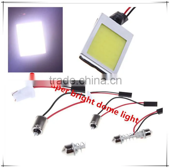 2015 wholesale auto 5w t10 LED lamp COB SMD dome interior reading light