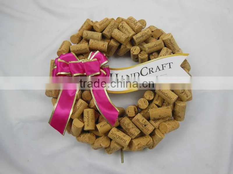 christmas cork wreath