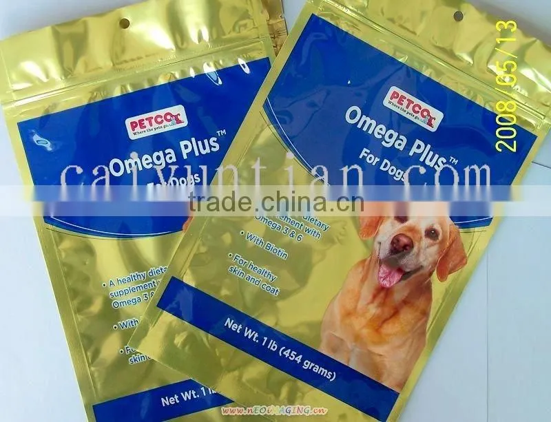 Hot Sale !!!side gusset vacuum bags for pet food packaging