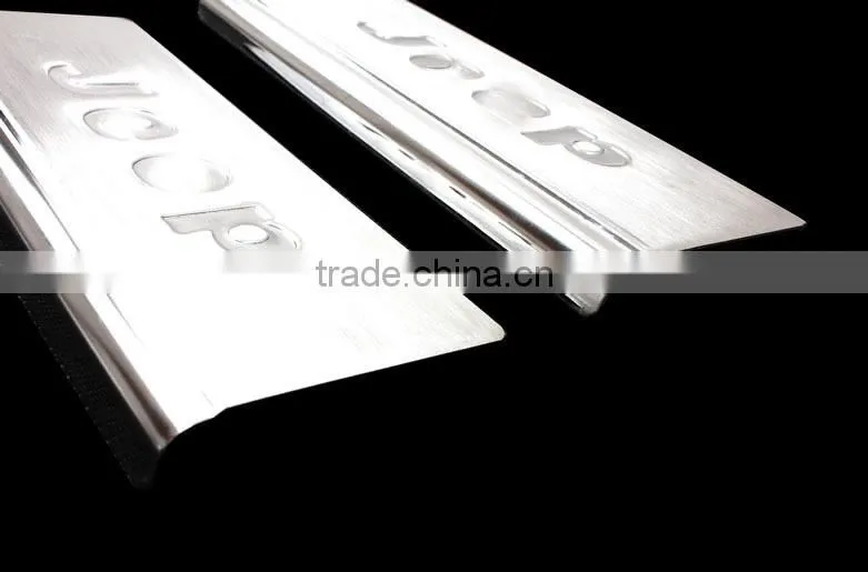 4x4 Auto Accessoires Stainless steel door sills scuff plate door sill plate For Grand cherokee 2011-2014