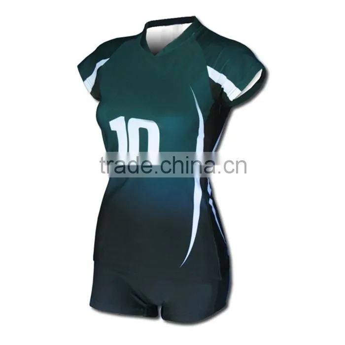 Latest style Custom Made Sublimation Fashion Promotional Volleyball uniforms