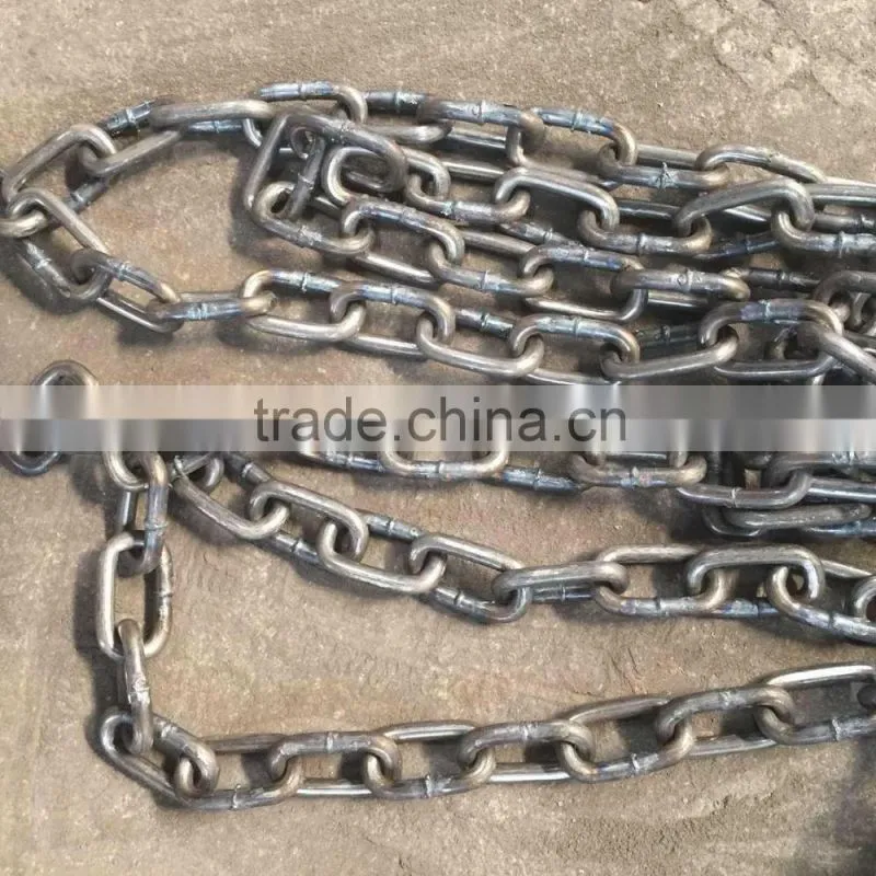 Rough with Close Joint Without Plating and Polish Self Color Link Chain for Animals