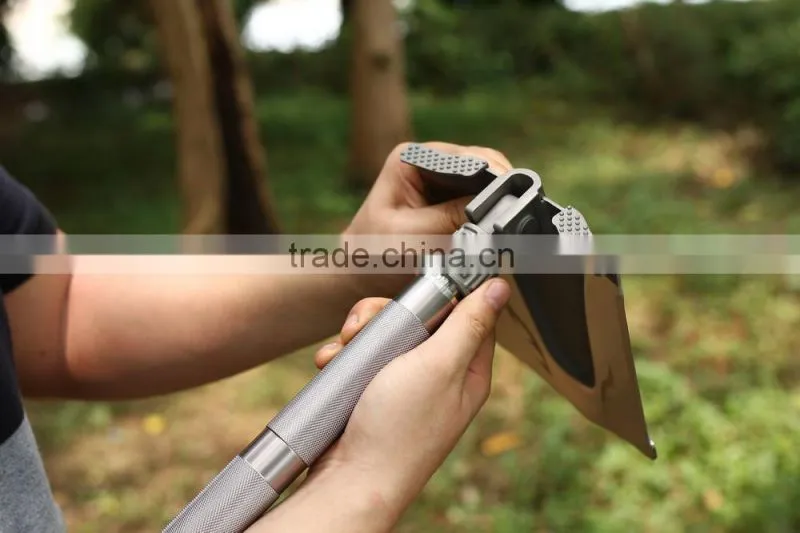 Aluminum Handle Multifunction Shovel with Saw for Hiking / Camping / Hunting / Traveling / Gardening / Mountaineering / Picnic