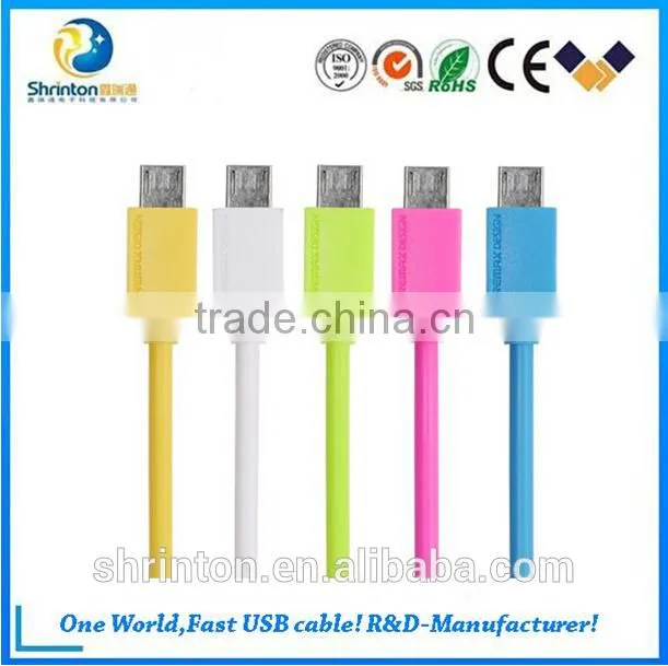 Factory directly offer Pure Copper 1.2A non-toxic PVC data cable usb for ipad air 2 ipad