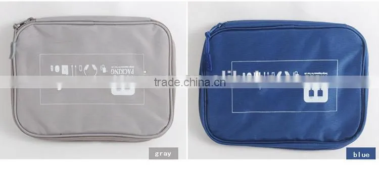 Hot selling USB flash drives case cable power storage bag travel digital organizer