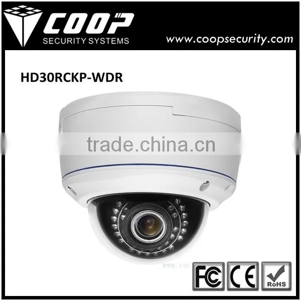 HD-SDI Infrared Dome Camera 1/2.5" Aptina CMOS 4-9mm Lens 36 IR LED